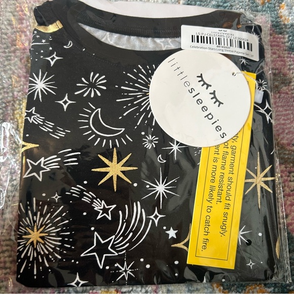 Little Sleepies Other - Little Sleepies celebration stars long sleeve pajama set 3T